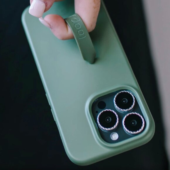 NWT Loopy OLIVE Green iPhone 15 Pro Max Phone Case - Righty - Picture 6 of 10